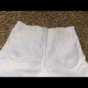 Women white jeans